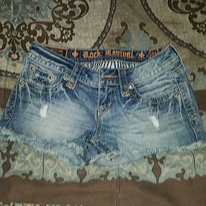 Rock Revival jean shorts sz 24 NWOT